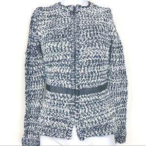 Narciso Rodriguez Black & White Knitted Jacket S